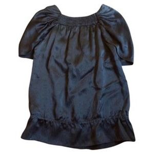 BCBG Silk low back drape top